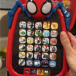 Spiderman Red and Blue Learning Tablet